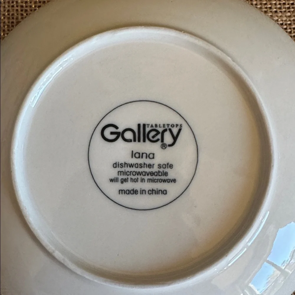 Tabletops Gallery Lana Pattern 5 Appetizers-Bread Butter Plates 6” Floral